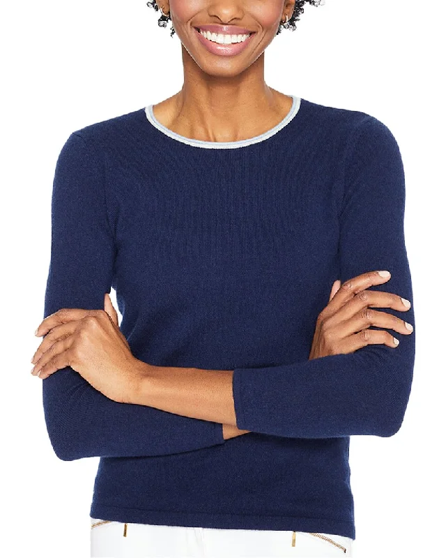 J.Mclaughlin Mellie Cashmere Sweater Mesh Fabric Canvas Fabric Denim Fabric