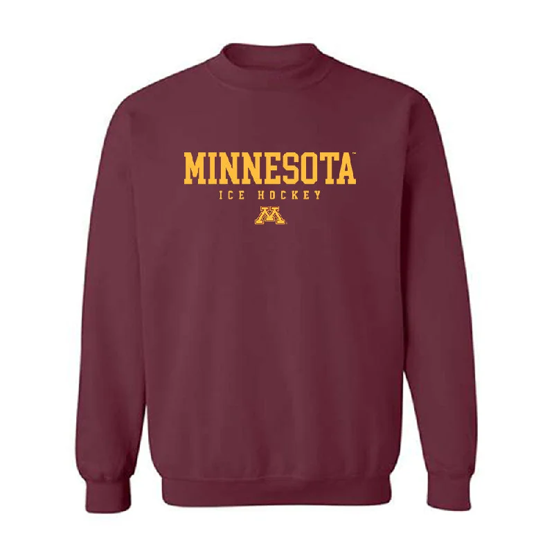 Minnesota - NCAA Women's Ice Hockey : Emily Zumwinkle - Classic Shersey Crewneck Sweatshirt Hoodie with Tie-Dye Psychedelic Retro