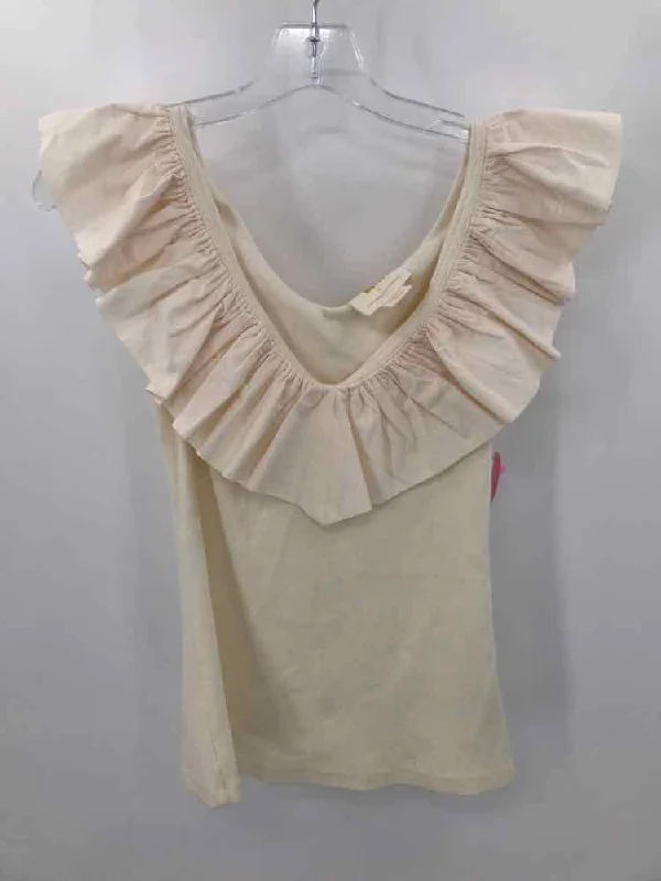 Pre-Owned Chico's Ivory Size XS Tank Top sheer tank top