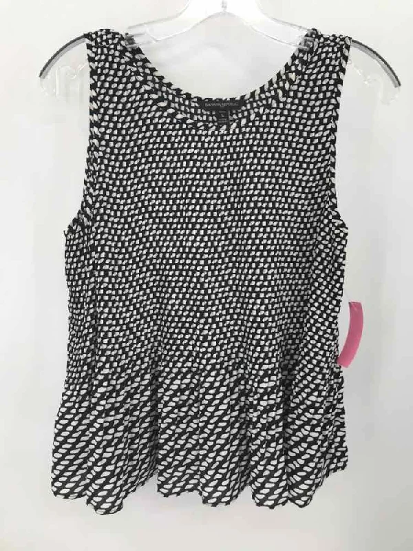 Pre-Owned Banana Republic Black Size Small P Tank Top peach tank top