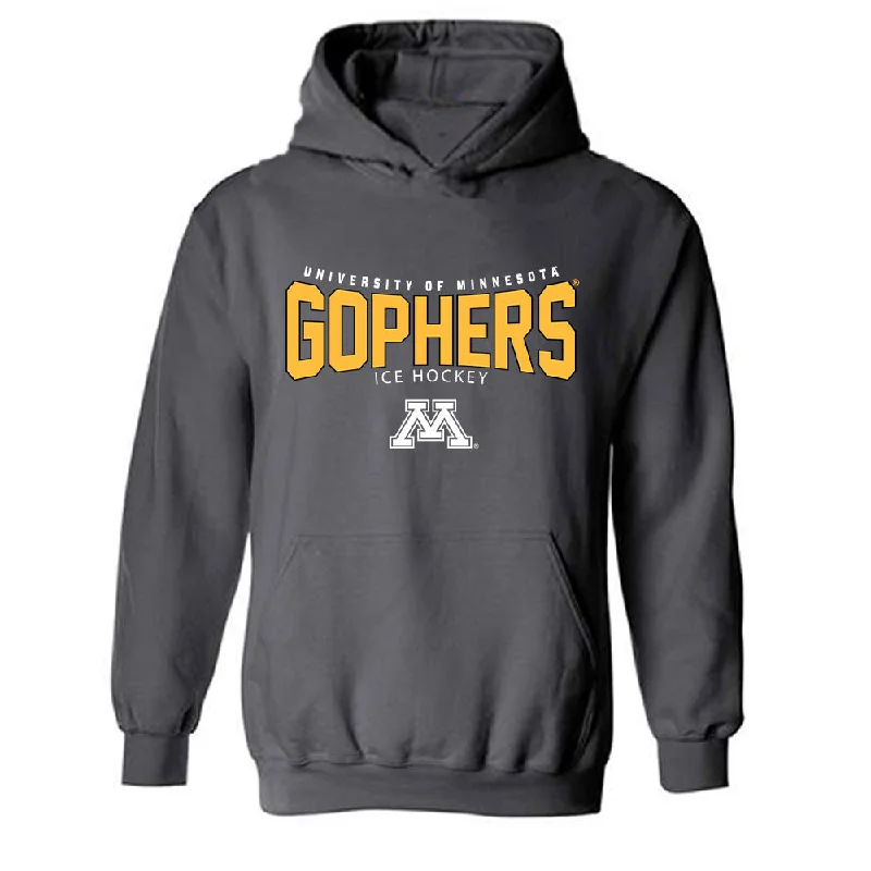 Minnesota - NCAA Women's Ice Hockey : Skylar Vetter - Classic Fashion Shersey Hooded Sweatshirt Hoodie with Belted Waist Structured Tailored