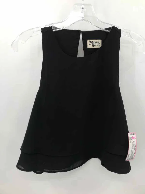 Pre-Owned Show Me Your Mumu Black Size XS Tank Top fitness tank top