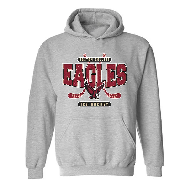 Boston College - NCAA Women's Ice Hockey : Abby Newhook - Sports Shersey Hooded Sweatshirt Hoodie with Lace Feminine Delicate