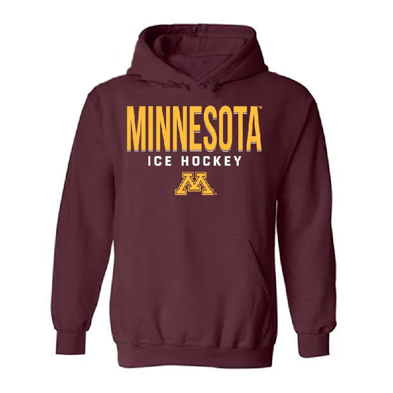 Minnesota - NCAA Women's Ice Hockey : Madeline Wethington - Classic Shersey Hooded Sweatshirt Hoodie with Cuffed Sleeves Snug Secure