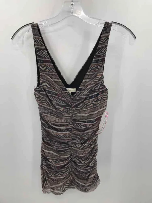 Pre-Owned Weston Wear Grey Size Small Tank Top low neck tank