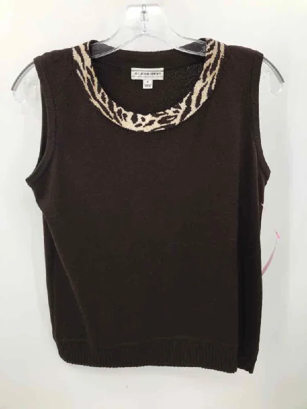 Pre-Owned St John Sport Brown Size XS Knit Tank Top fashionable tank top