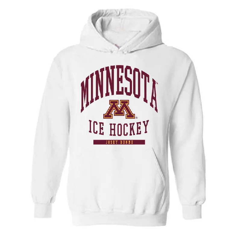 Minnesota - NCAA Women's Ice Hockey : Josey Dunne - Classic Fashion Shersey Hooded Sweatshirt Hoodie with Zipper Versatile Modern