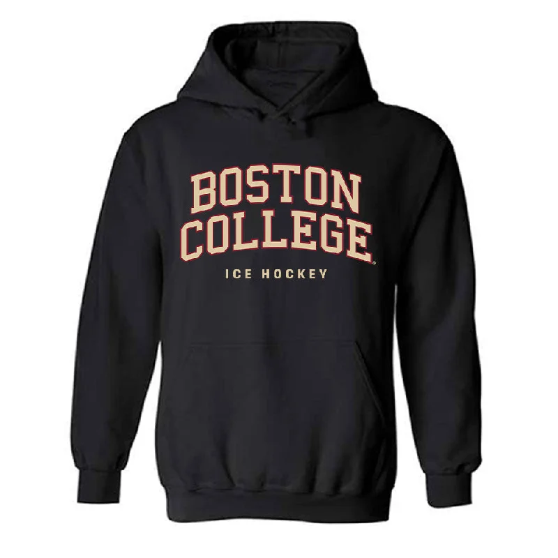 Boston College - NCAA Women's Ice Hockey : Shea Frost - Classic Shersey Hooded Sweatshirt Cotton Hoodie Fleece Lining Warmth