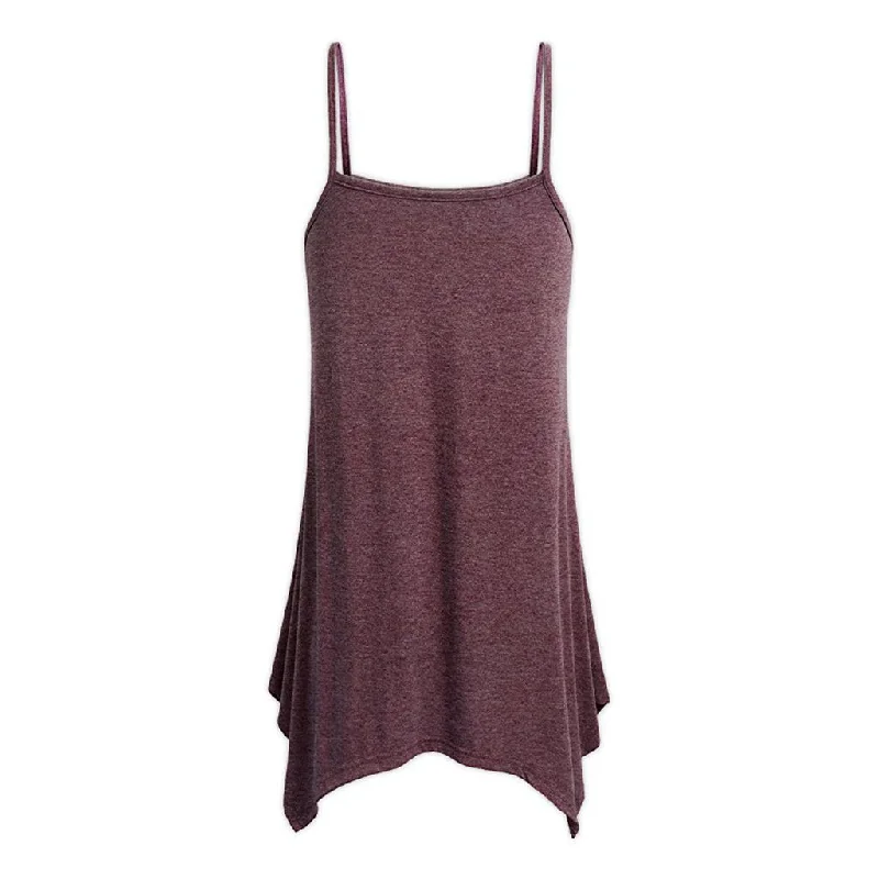 Women Spaghetti Strap Tank Tops V Neck Pleated Camisole Red S open back tank