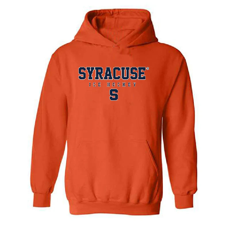 Syracuse - NCAA Women's Ice Hockey : Maika Paquin - Hooded Sweatshirt Hoodie with Tied Waist Feminine Flattering