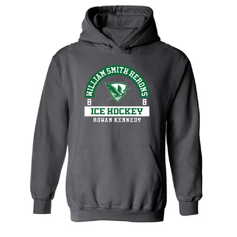 HWS - NCAA Women's Ice Hockey : Rowan Kennedy - Classic Fashion Shersey Hooded Sweatshirt Hoodie with Raglan Sleeves Sporty Comfortable