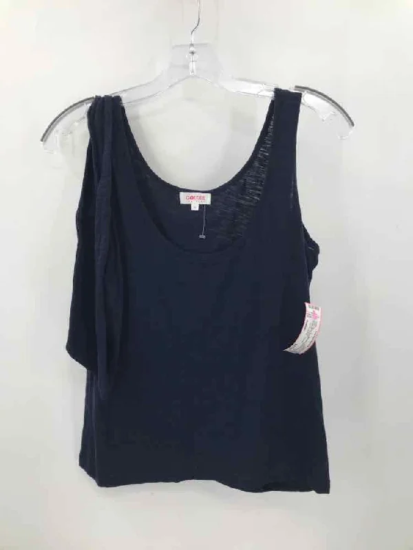 Pre-Owned Goldie Navy Size Medium Tank Top lemon yellow tank