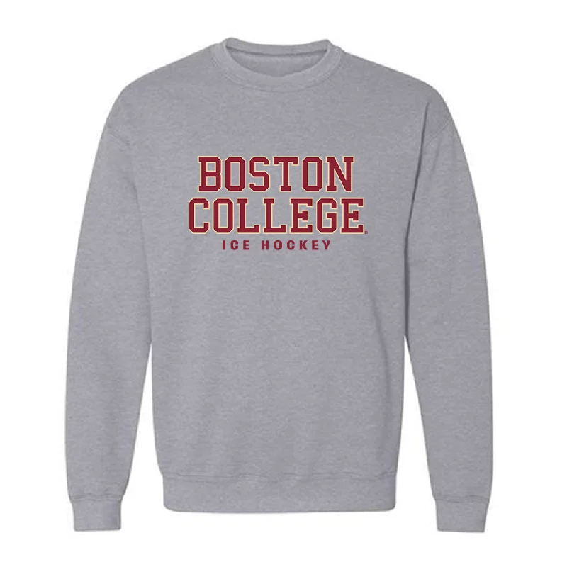 Boston College - NCAA Women's Ice Hockey : Alanna Devlin - Classic Shersey Crewneck Sweatshirt Hoodie with High Neck Warm Protective