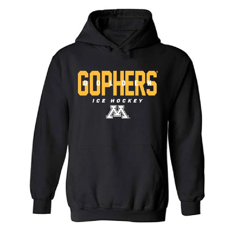 Minnesota - NCAA Women's Ice Hockey : Skylar Vetter - Classic Fashion Shersey Hooded Sweatshirt Hoodie with Zipper Placket Modern Functional