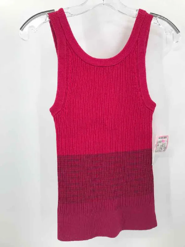 Pre-Owned By Anthropologie Pink Size XS Tank Top one shoulder tank