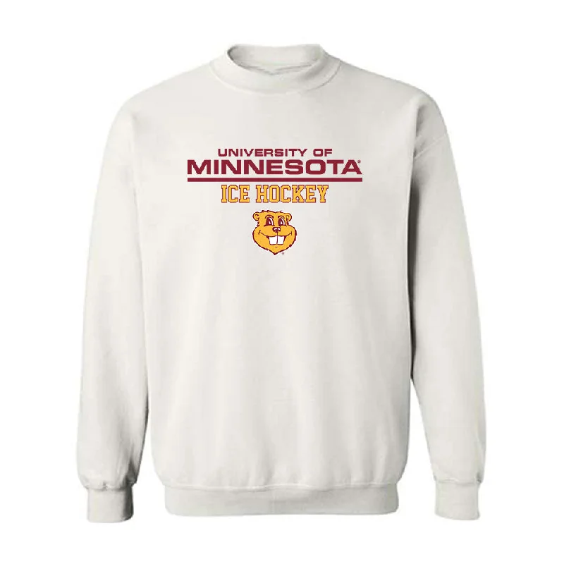 Minnesota - NCAA Women's Ice Hockey : Emily Zumwinkle - Classic Fashion Shersey Crewneck Sweatshirt Hoodie with Hem Embroidery Detailed Premium