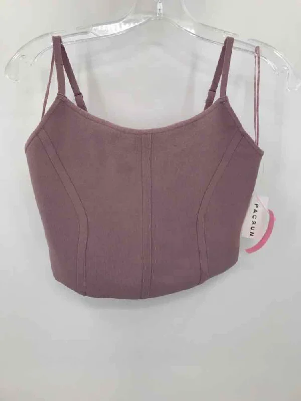 Pre-Owned la hearts Purple Size Large Tank Top soft pink tank