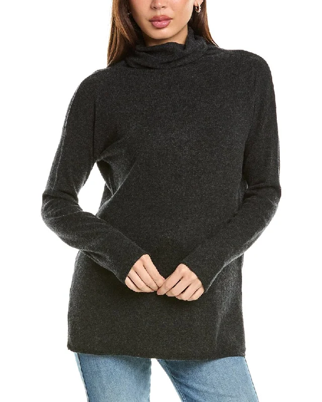 Vince Turtleneck Wool & Cashmere-Blend Sweater Tunic Lightweight Heavyweight Midweight