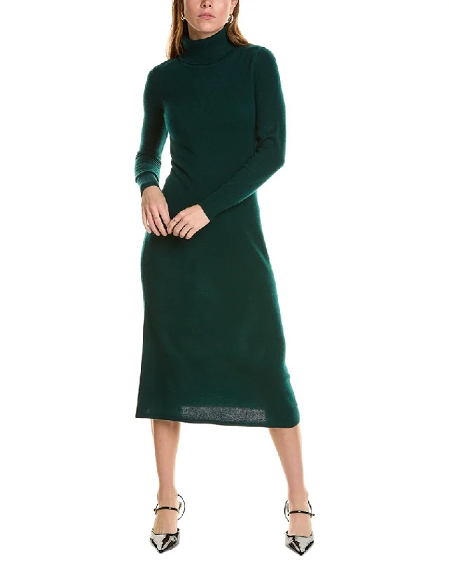 Sofiacashmere Cashmere Sweaterdress Velvet Chenille Corduroy