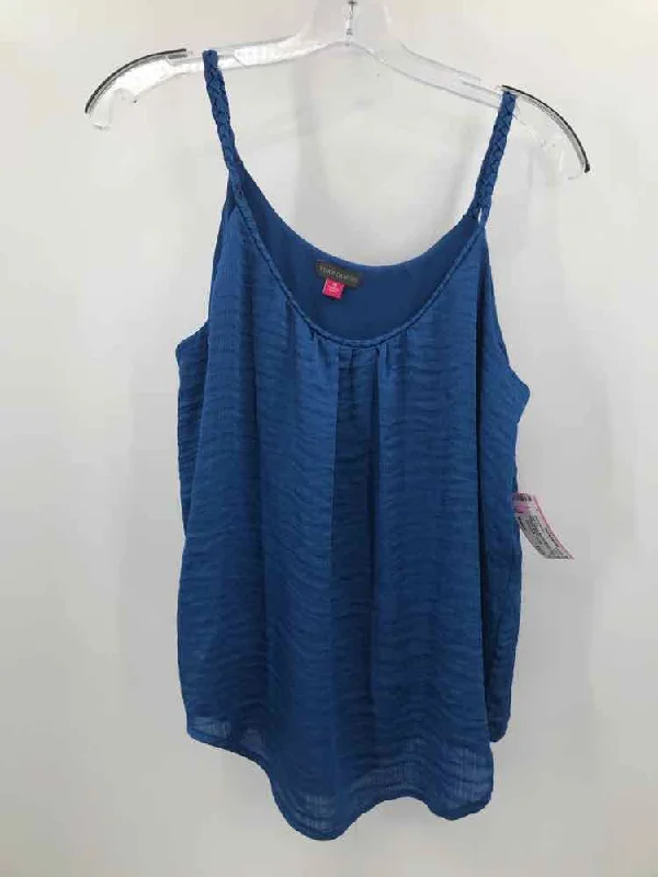 Pre-Owned Vince Camuto Blue Size Medium Tank Top gym tank top