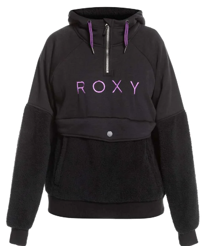 Roxy Women's Porter Fleece Hoodie 2022 Hoodie with Hem Elastic Stretchable Comfortable