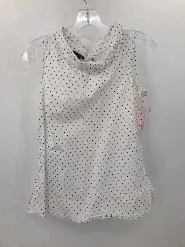 Pre-Owned Talbots Ivory Size XS Polka Dot Tank Top flirty tank top