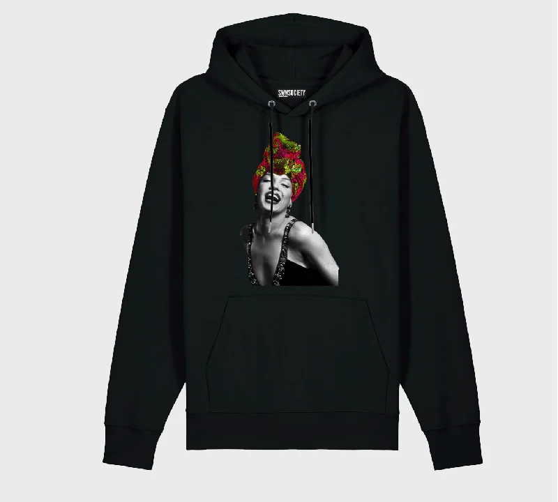 SWMSOCIETY X NEWBEINGS Mama Marilyn Hoodie Cotton Hoodie Fleece Lining Warmth