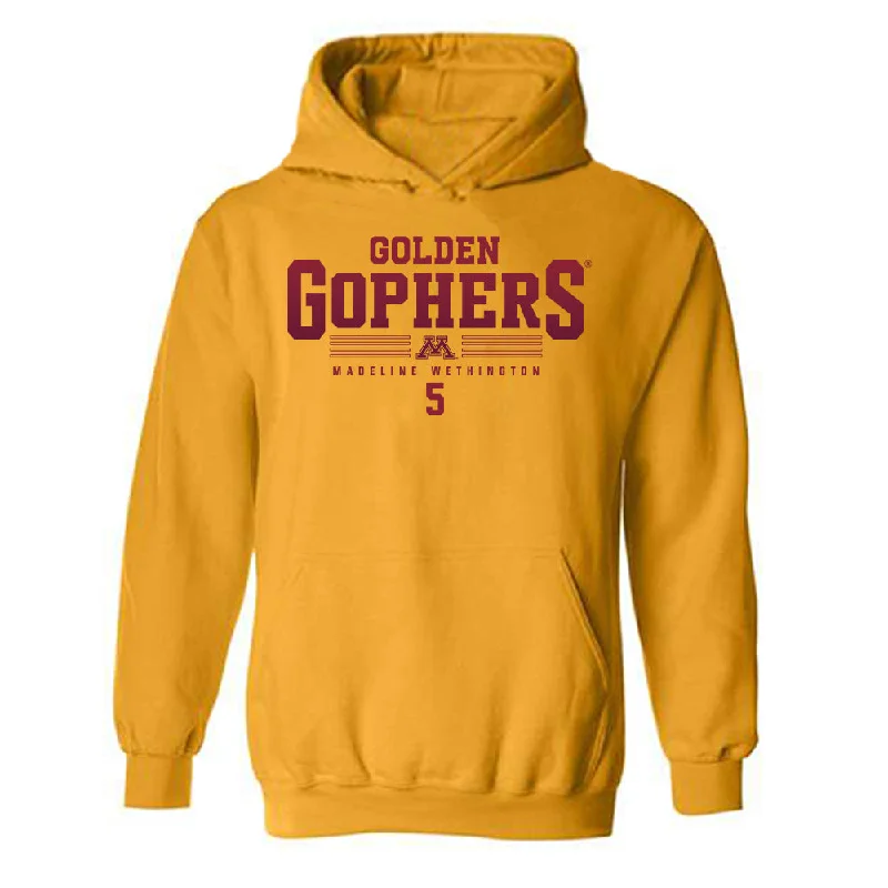 Minnesota - NCAA Women's Ice Hockey : Madeline Wethington - Classic Fashion Shersey Hooded Sweatshirt Hoodie with Pocket Utility Practical