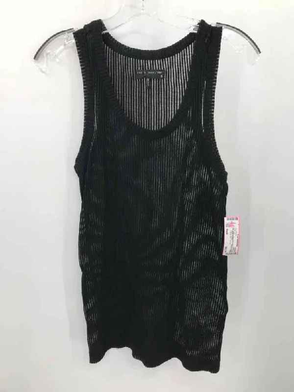 Pre-Owned Rag & Bone Black Size Small Tank Top strappy tank top