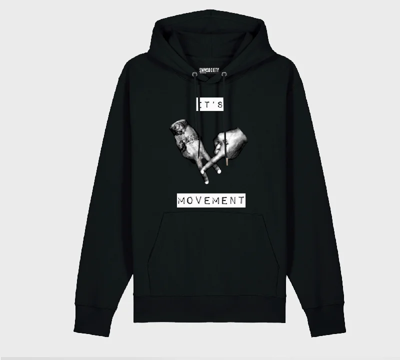 SWMSOCIETY - MOVEMENT RANSOM LETTER HOODIE Hoodie with Illustration Artistic Creative