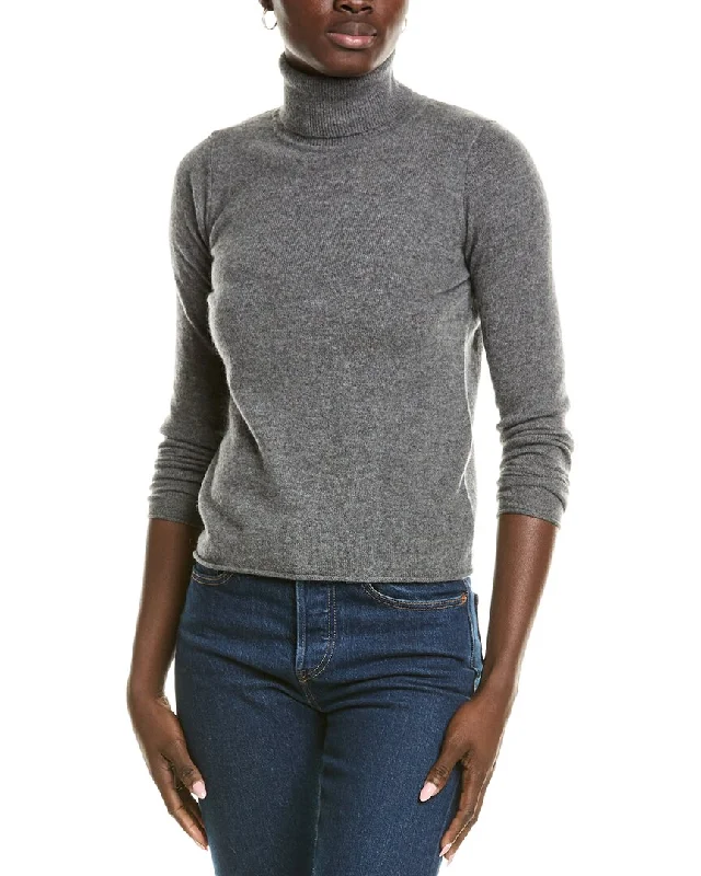 Sofiacashmere Roll Cuff & Hem Turtleneck Sweater Wool Sweater Cotton Sweater Cashmere Sweater