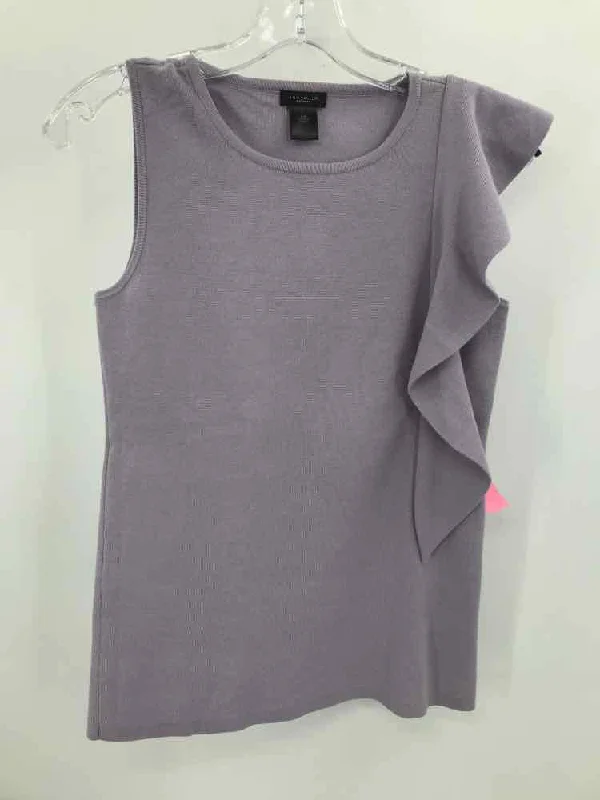 Pre-Owned Ann Taylor Purple Size XS Tank Top peach tank top