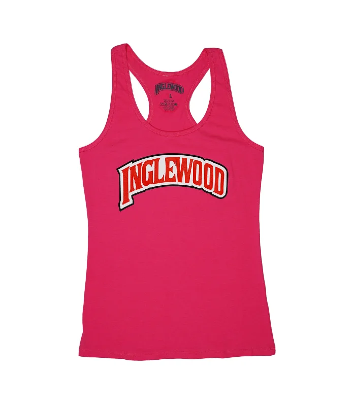 INGLEWOOD WOMENS TANK PINK breathable tank top