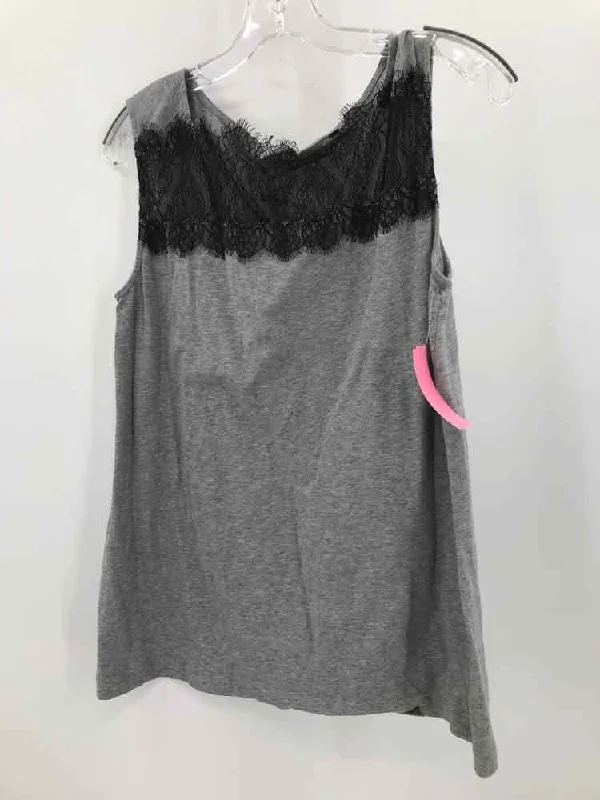 Pre-Owned Cabi Grey Size Medium Tank Top sequin tank top